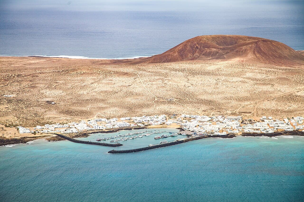 Paisaje natural de La Graciosa